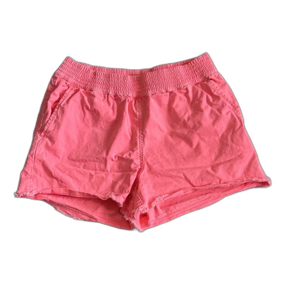 Vineyard Vines Shorts Womens XS Stretch Waist Cutoff Hem 3" Inseam Neon Rosa